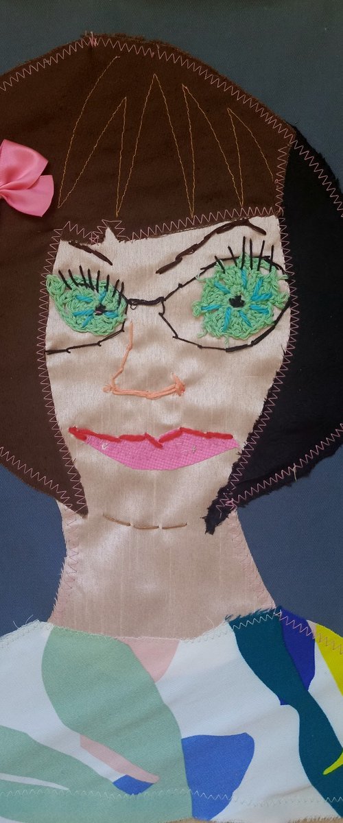 Textile Psycho Portraits /1 by Oxana Raduga