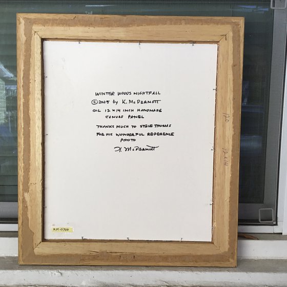 WINTER WOODS NIGHTFALL