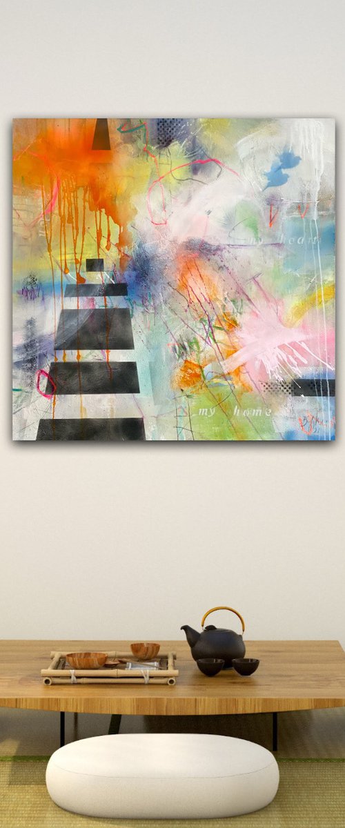 My home and my heart IX by Bea Schubert