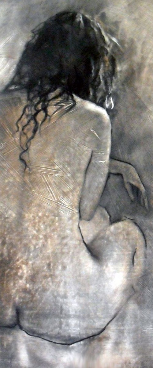 Seated Girl by Anthony Barrow BA(Hons) Fine Art