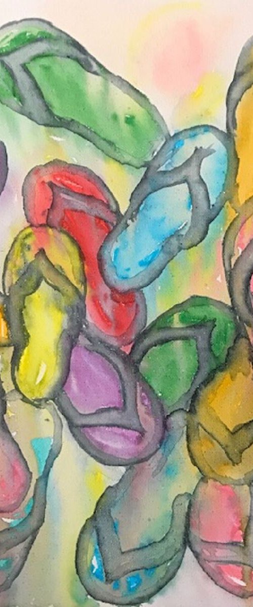 Summer Thongs 1 by Carol Zsolt