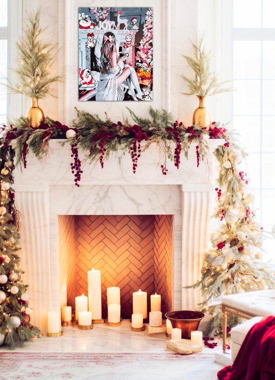 Christmas with dalmatians