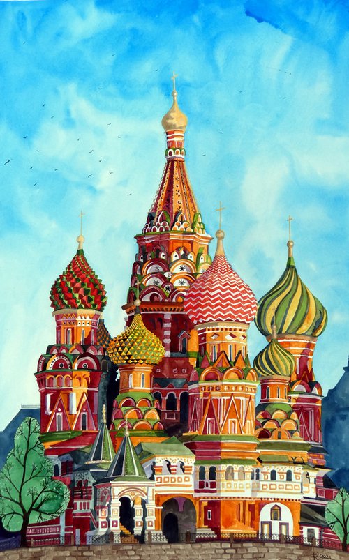 St Basil's Cathedral, Moscow - BIG by Terri Smith
