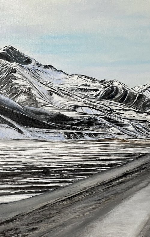 Frozen silence - landscape by Aflatun Israilov