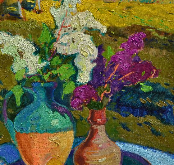 Lilac in Ceramics