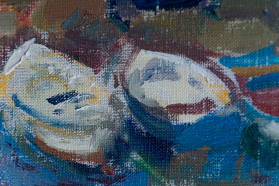 Boats – Original Oil Landscape Painting