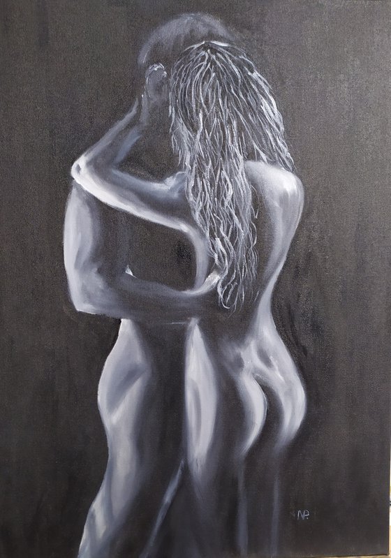 Art erotic couple