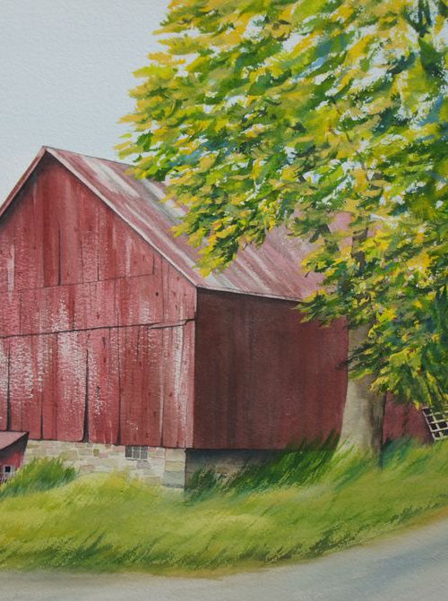 Amish barn by Silvie Wright