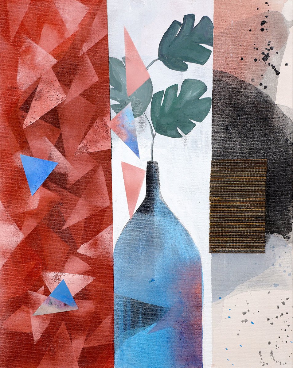 Impressionistic Botanical Painting By Poovi Art, 16 X 20", Live In My Soul 2, Original Artwork