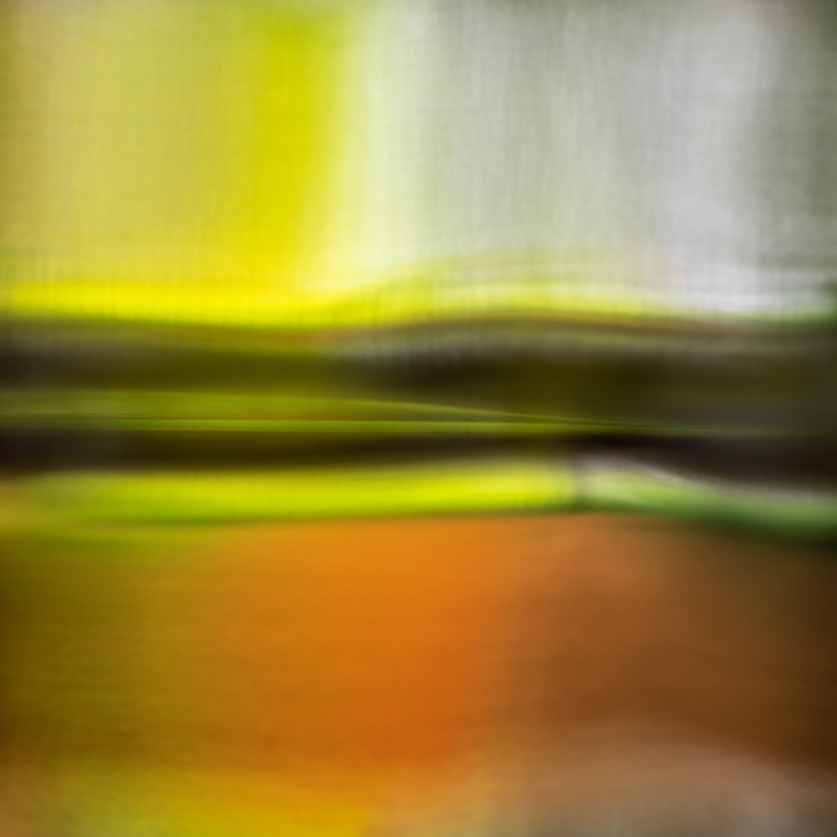 Abstract Landscape Photograph By Sven Pfrommer, 41 X 41", Fluid Horizon Iv - Seascape Photoart, Original Artwork