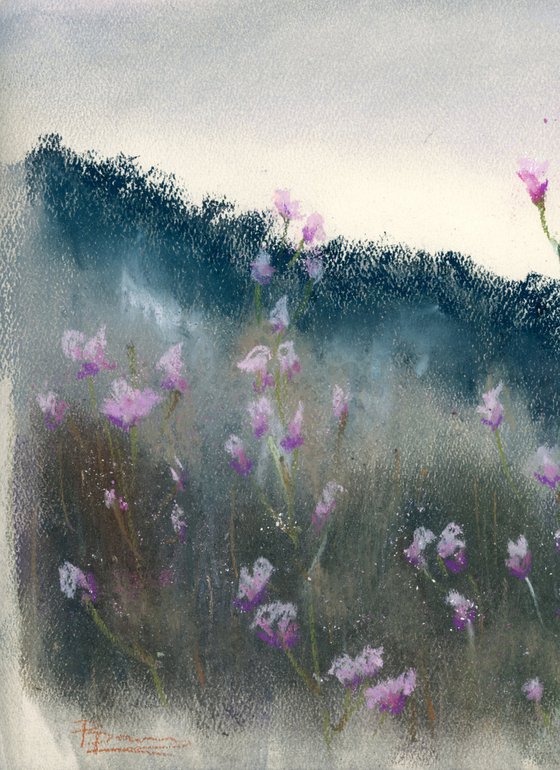 Wildflowers (pastel)