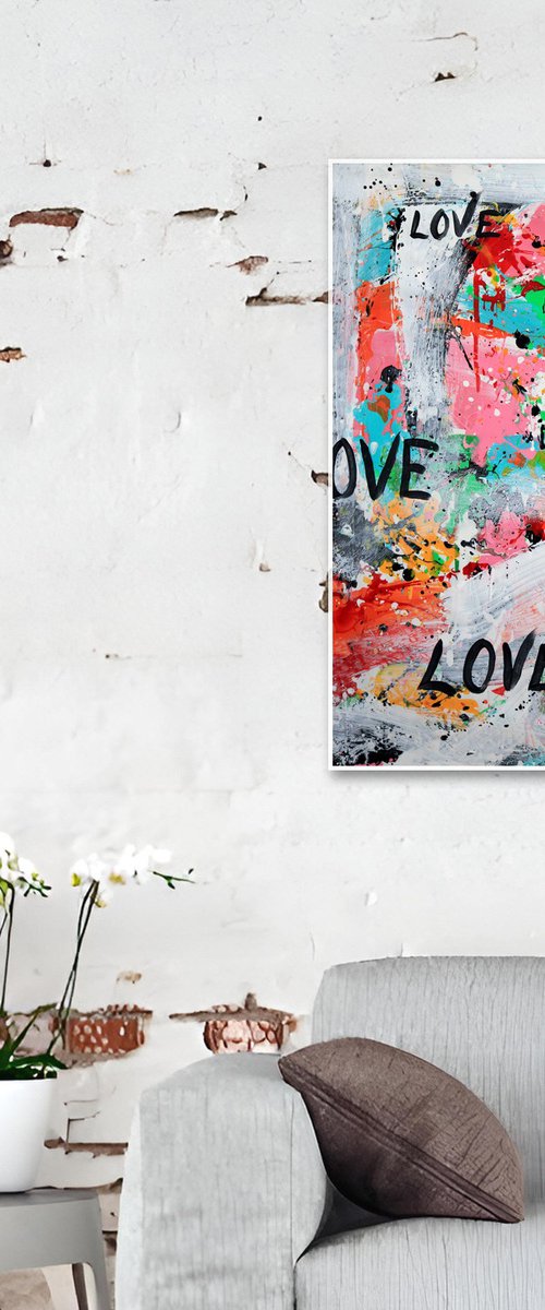 Abstracted love 12 by Isabelle Pelletane