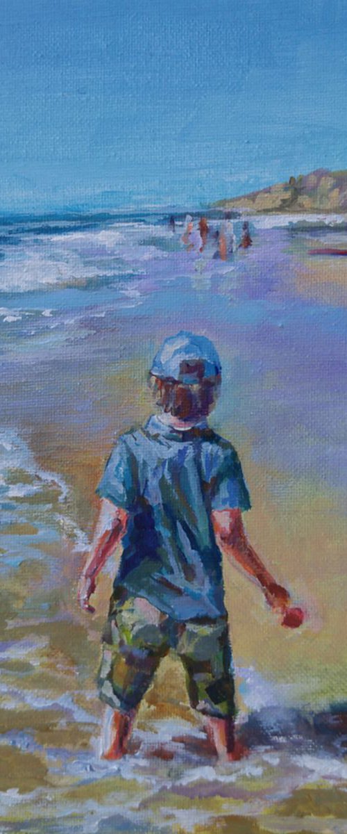 The boy and the sea ("Childhood" series) by Alexander Koltakov
