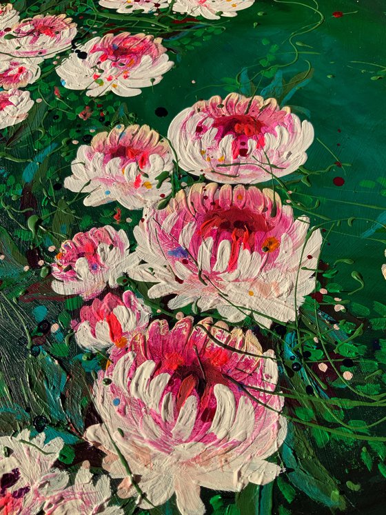 Tangled wild Peonies