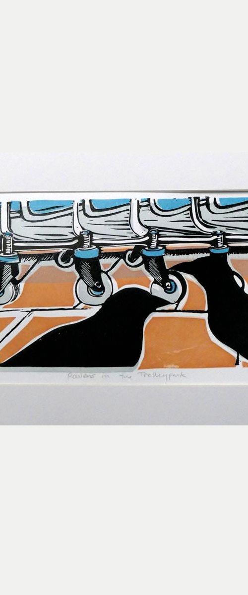 Ravens in the Trolleypark by Keith Alexander