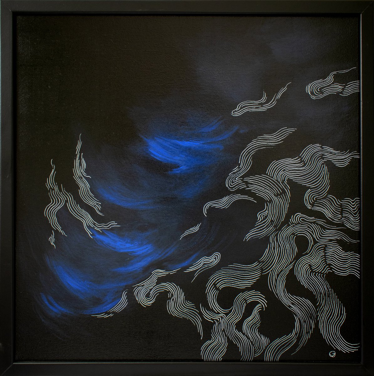 Blue wave 03 by Sandra Janjatovic
