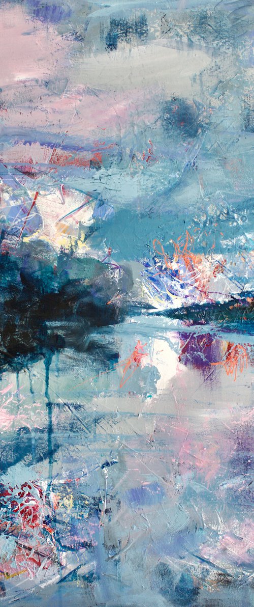 The Fractured Blueberry River by Gray Jacobik