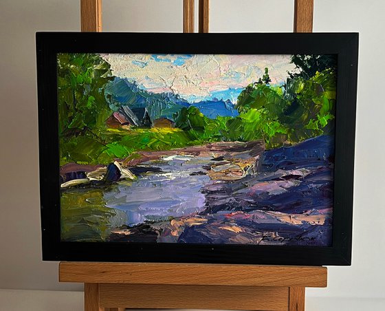 Near a Mountain Stream