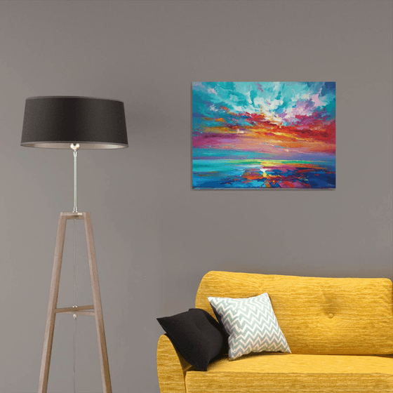 Abstract morning seascape 07