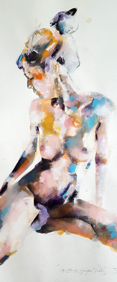 4-29-18 figure study by Thomas Donaldson
