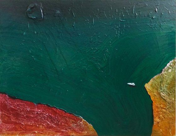 The sea" diptych