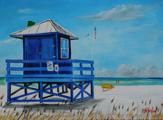 Blue Stand On Siesta Key