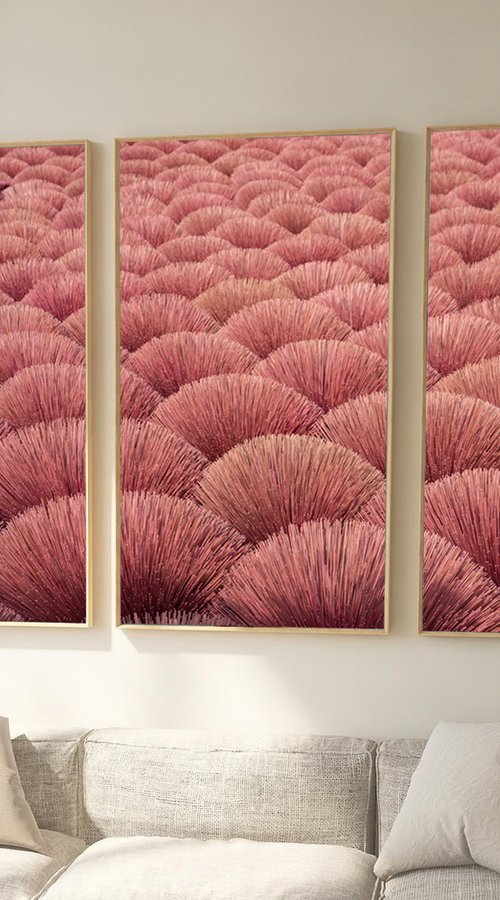 Incense Sticks No.1 Triptych by Serge Horta