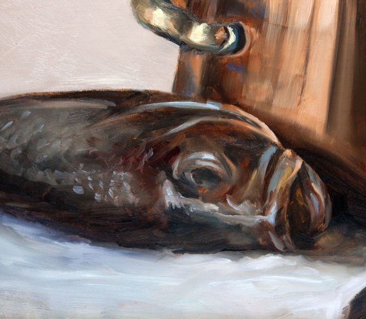 Black Sea Bass And Copper By Vitaly Borisenko Artfinder