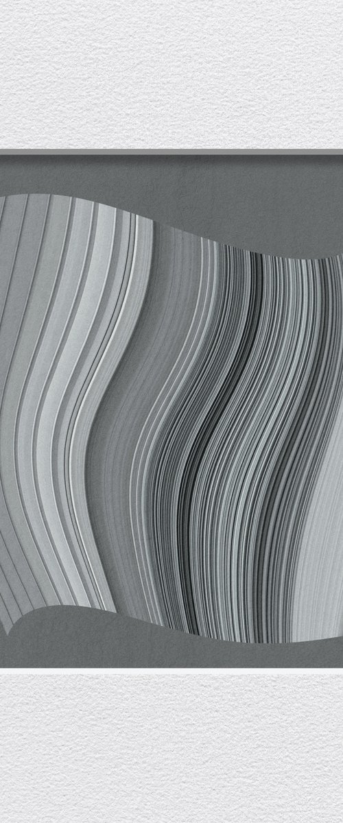 Wavy lines 9 by Lidiya Dmitrieva