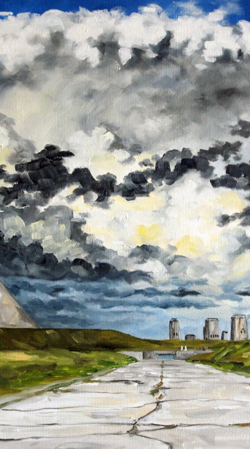 Thunderhead Over Micklesen's Safeguard by Katrina Case
