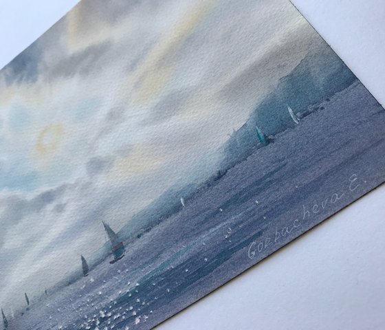 Yachts at sea #17