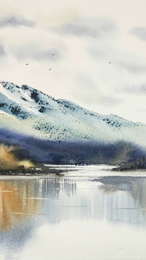 Mountain Lake #4 by Eugenia Gorbacheva