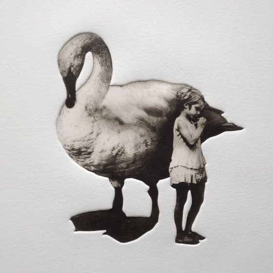 Girl and Swan No.4
