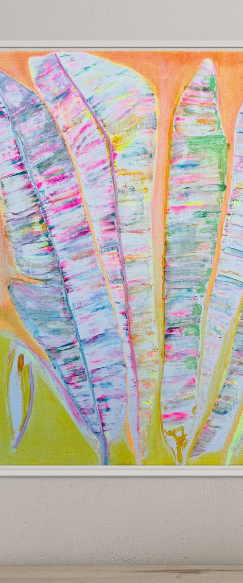 'Rainbow Palms At Sundown' by Kathryn Sillince