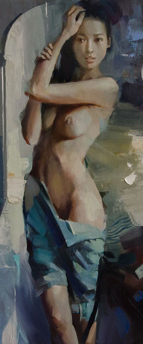 "Veronica" 38x50 cm unframed by Valentin