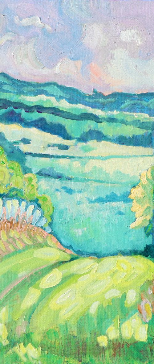 Between the Vines, Down the Hill by Mary Kemp