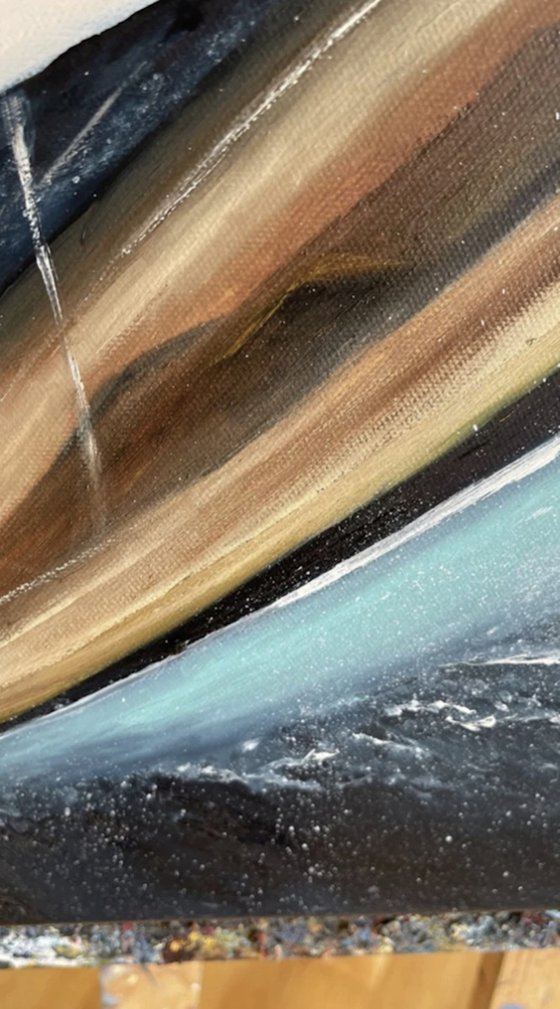 Through the waves