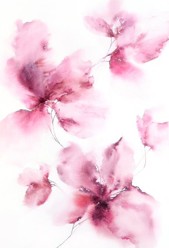 Pink flowers