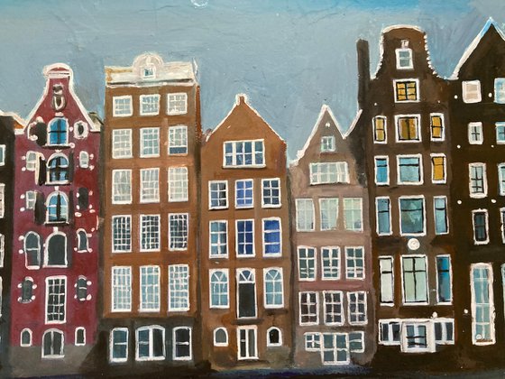 Canal Houses Of Amsterdam