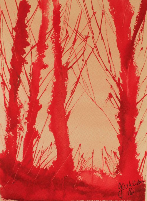 If trees were red by John Halliday