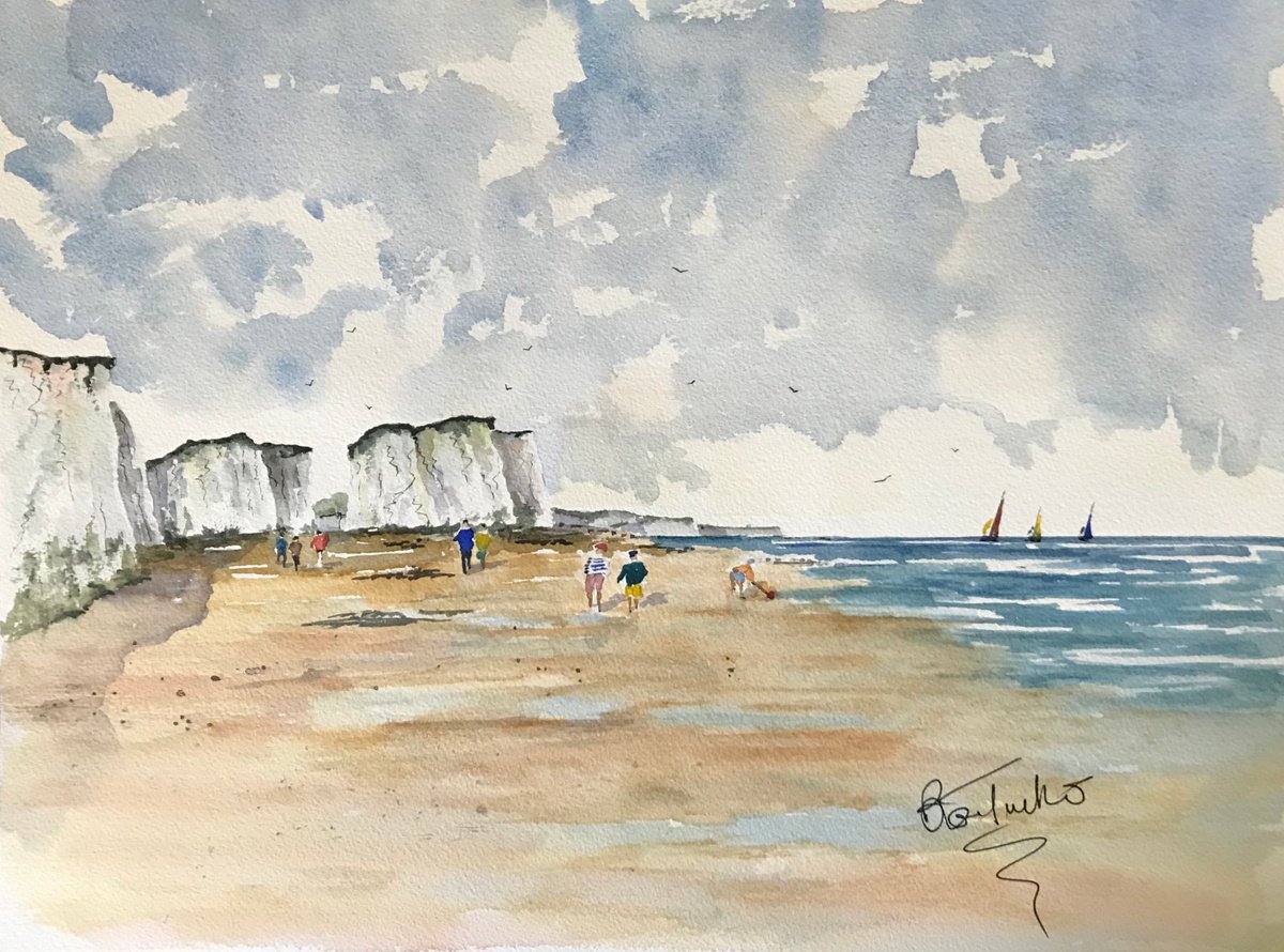 Botany Bay in Kent by Brian Tucker