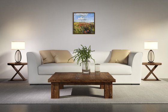 LANDSCAPE WITH POPPIES 2