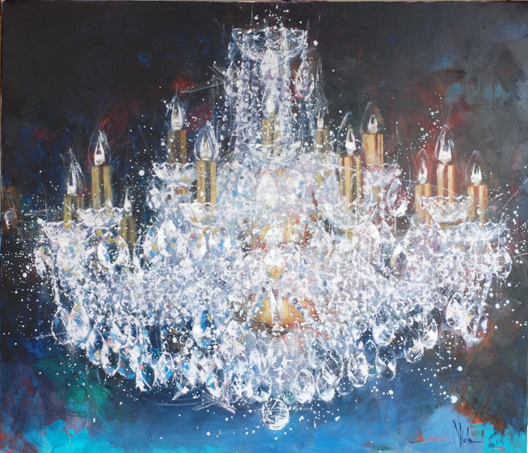 Large Crystal Chandelier 4 Try Artfinder