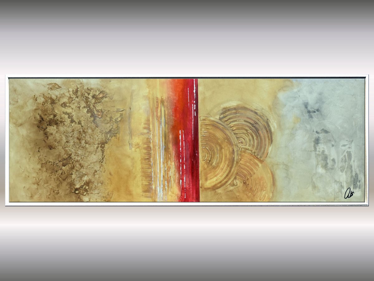 Niebla - Abstract Art - Acrylic Painting - Canvas Art - Abstract Painting - Industrial A... by Edelgard Schroer