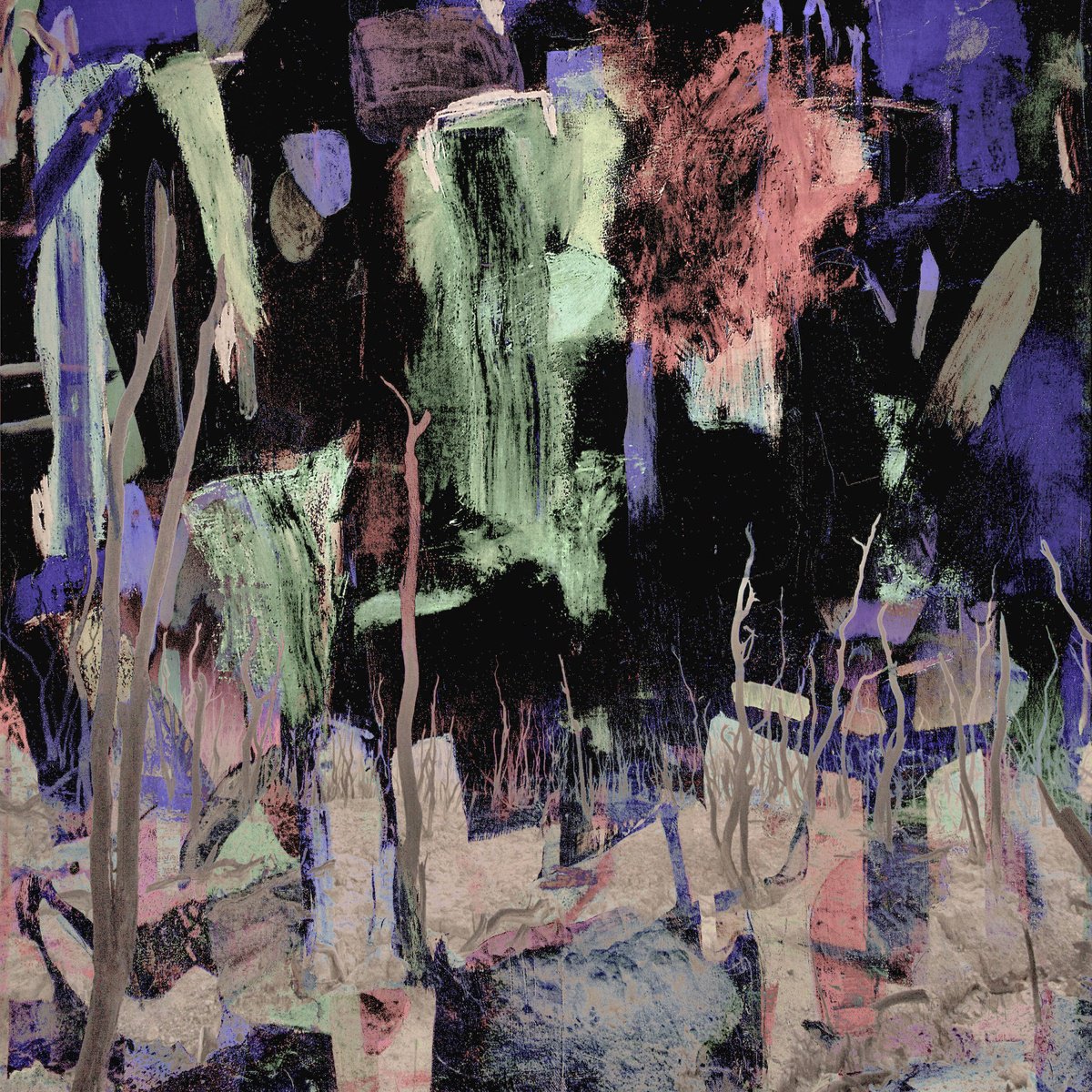 Expressive Landscape Photograph By Geert Lemmers Fpa, 31 X 31, Plateau Der Menschheit 487_2, Original Artwork