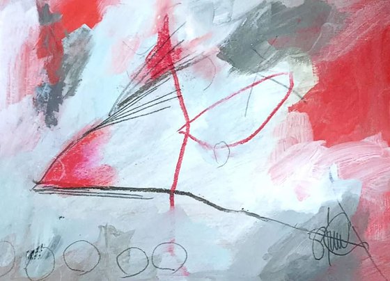 Red Bird Flying