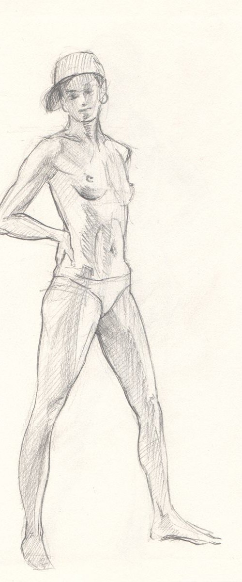Sketch of Human body. Woman.27 by Mag Verkhovets