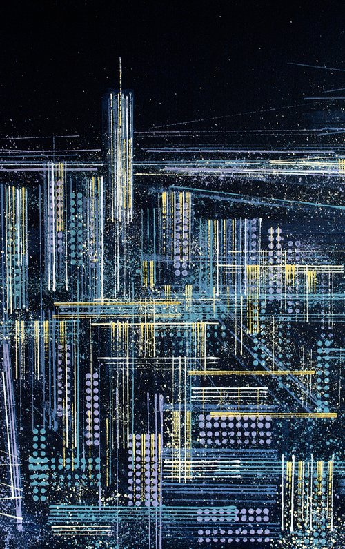 New York At Midnight by Marc Todd