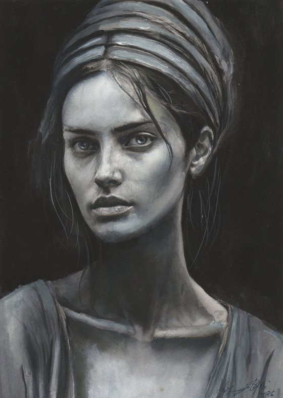 Ebony Eyes on a Night in Taormina