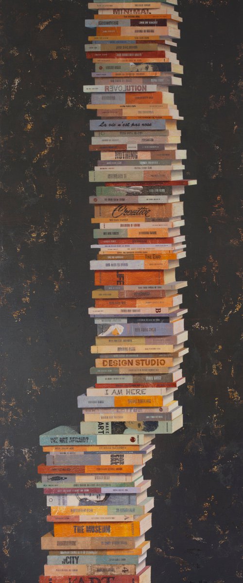 CREATIVE BOOK COLUMN (on exhibition) by Tomasa  Martin